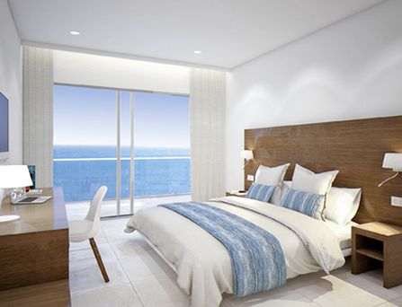 allsun Hotels. Modern eingerichtetes Zimmer 
