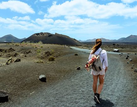 Vulkanwanderung, Lanzarote