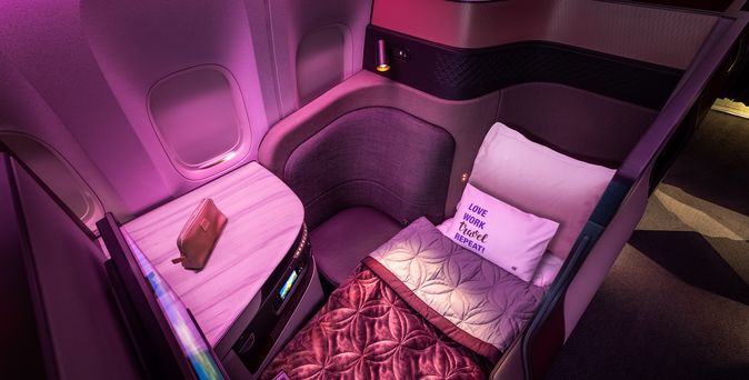 Business Class Flugzeug