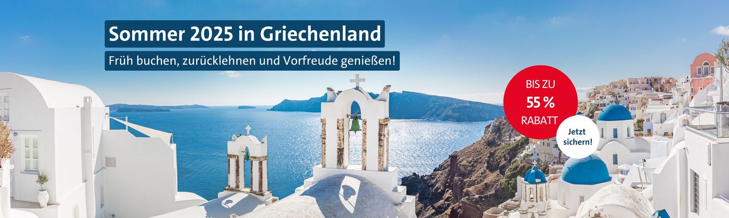 Griechenland Sommer 2025