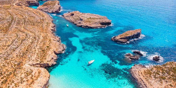 Malta, türkisblaues Meer