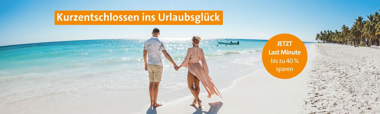 Kurzentschlossen ins Urlaubsglück