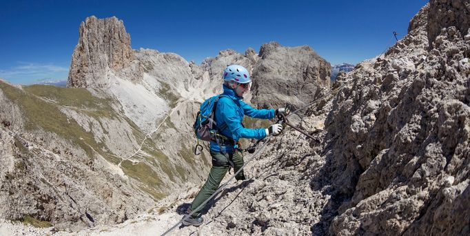 Klettern in den Dolomiten