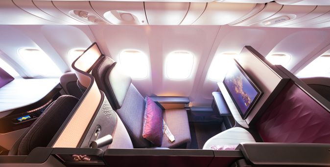 Business Class Flugzeug